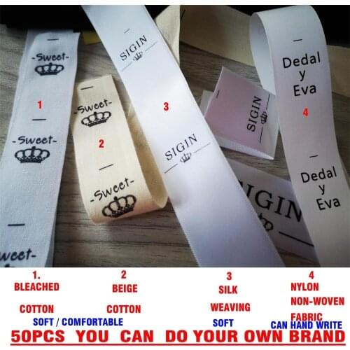 Custom only Sewing Labels, cotton/Nylon/silk material Clothing Master/side marke/Name Tags, Handmade labels/Color cotton label