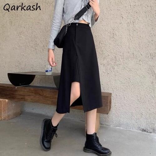 Qarkash Asymmetrical Skirts