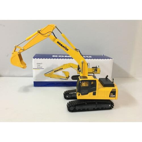 Rare!! Komatsu PC220-8 Hydraulic Excavator With Metal Track 1/43 Scale Die-Cast Model