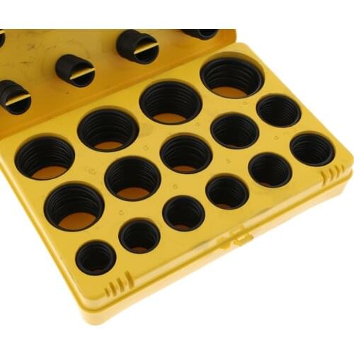 Rubber 386 Pc Kit Air Conditioning NBR O Rings Car Auto Vehicle Repair Tools