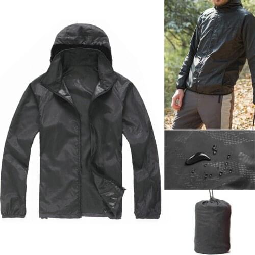 Waterproof Windproof Cycling Windcoat Jersey Bicycle Jacket Raincoat Men Women Solid Jacket for Running Fishing Cycling Hiking