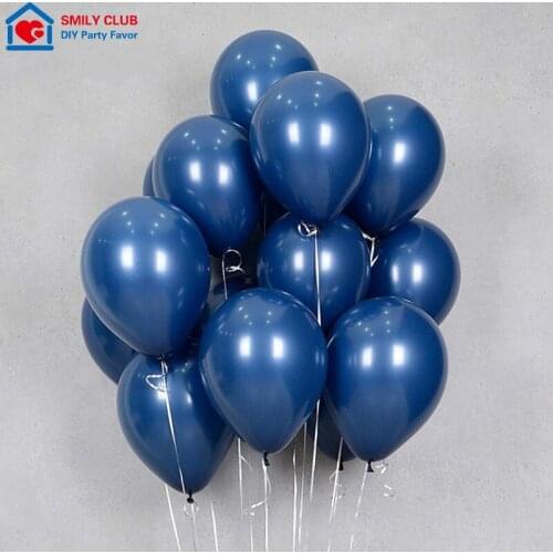 10pcs Balloons in Mid-Night Blue Navy Balloons Small Latex Balloons Bachelorette Party Birthday Baby Shower Decor Balloon Bundle
