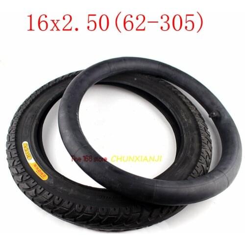 High Quality 16x2.50 (62-305) Tire Inner Tube Fits Electric Bikes (e-bikes), Kids Bikes, Small BMX and Scooters 16*2.5 Tyre