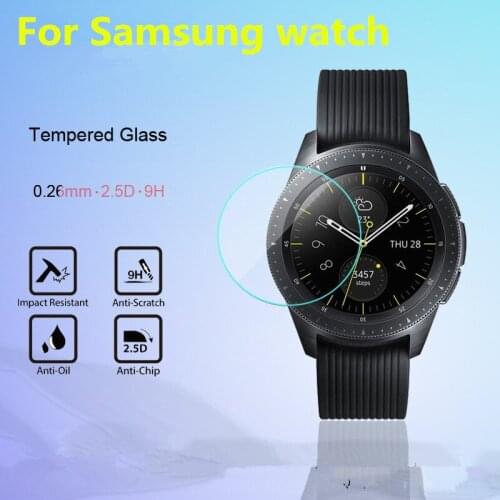 3 pcs watch Tempered Glass Screen Protector For Samsung Watch 42mm /46mm/Active/LTE/watch 3 41mm 45mm Protective Film