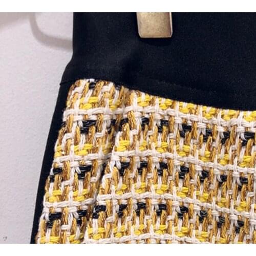 2019 Spring and Summer New Sweet Color Matching High Waist Casual Women Short Pants