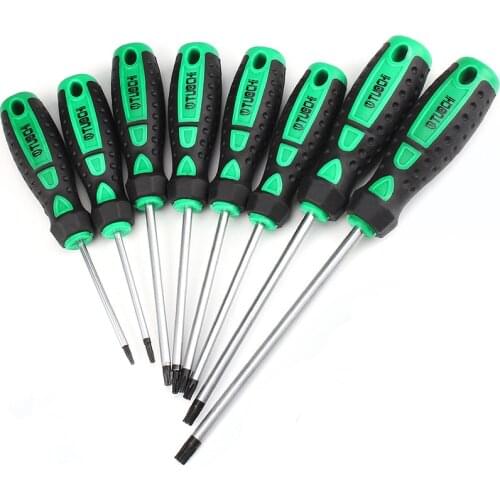 1 Pieces T8-T40 Torx Screwdriver CR-V Industrial Grade Plum Screw Driver Magnetic Bolt Driver Screw-driving Tools