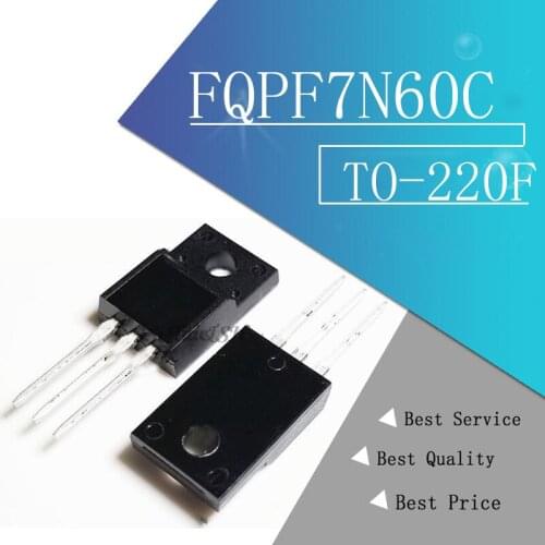 1pcs/lot FQPF7N60C FQPF7N60 F7N60C F7N60 7N60C 7N60 TO220F