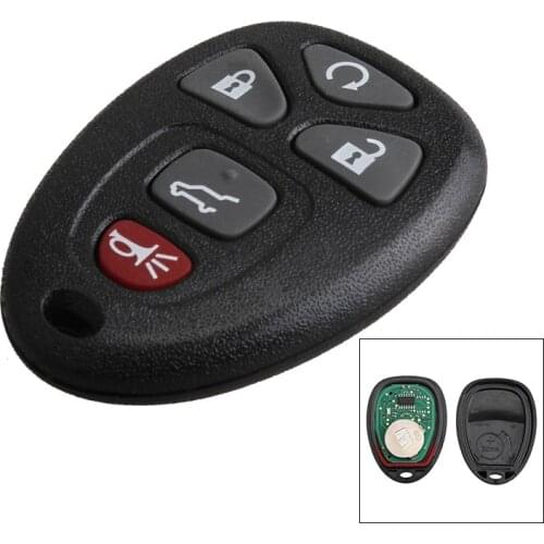 315Mhz 5 Buttons Remote Start Keyless Entry Car Key Fob OUC60270 15913415 for Chevrolet Buick Cadillac Car Vehicle Autommobile