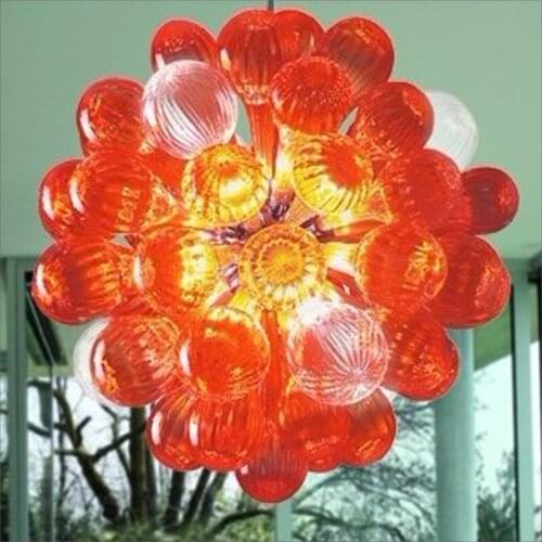 AC110V-240V Handmade Blown Glass Pendant Lights Energy Saving for Wedding Decor