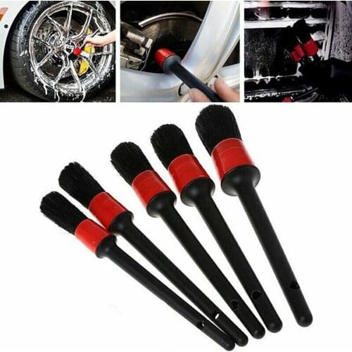 Wash Accessories Product Cars Wheel Brushes Dashboard Brush Detailing Clean BoarHair Auto Detail Washing Tools Car Car Cleaning