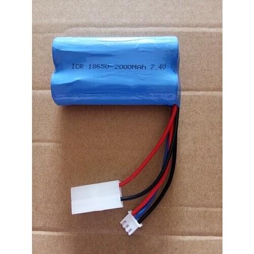 Ewellsold Meizhi 2856 high speed RC truck RC car 7.4V 2000mAh 18650 Li-ion battery with Tamiya plug