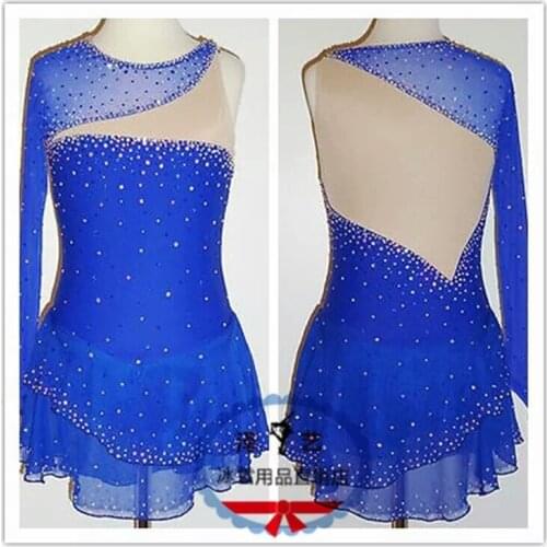 Custom Figure Skating Dresses Adult Graceful New Brand Ice Skating Dresses For Competition DR4454