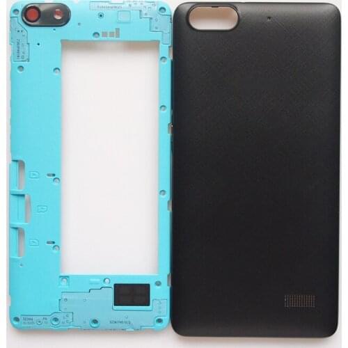 BaanSam New Middle Frame Battery Door Back Cover Housing Case For Huawei Honor 4c With Antenna+Camera Lens+Power Volume Buttons