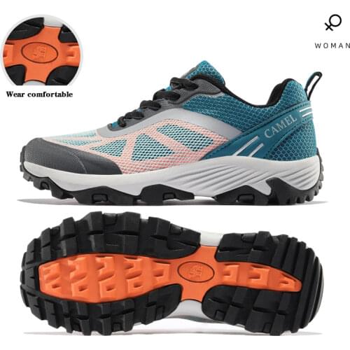 CAMEL 2021 Summer New Outdoor Hiking Shoes Women Men Trekking Shoes Breathable Sports non-slip Wear-resistant Casual Footwear
