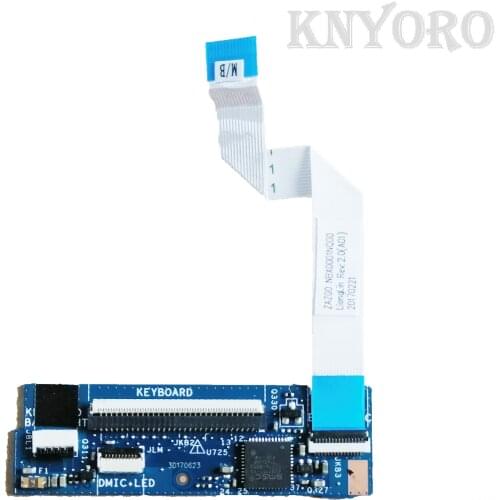 New And Original For DELL XPS 13 9343 9350 9360 P54G Laptops Keyboard Controller Board With Cable LS-B442P NBX0001N000