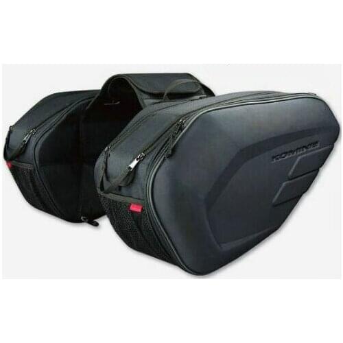 One Set SA212 Waterproof Motorcycle SAddle Bags Moto Riding Helmet Bag Side Bag Tail LUggage Suitcase with Rain Cover
