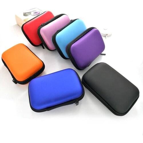 Earphone Wire Organizer Box Data Line Cables Storage Box Case Container Coin Headphone Protective Box Case Container