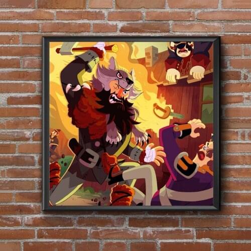 BLOODROOTS Video Game Poster Wall Painting Home Decoration ( No Frame )