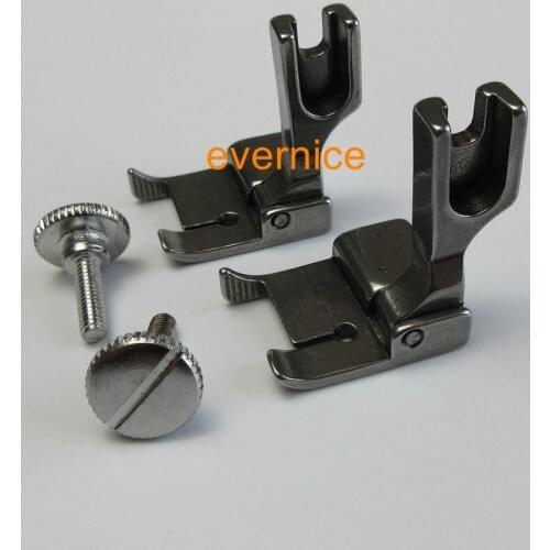 2 Hinged Left Raising Presser Foot With Guide Top-Stitch For Industrial Sewing Juki Ddl-5550 8500