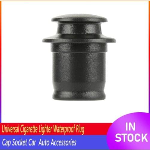 Dustproof Outlet Cover Cap Plug for Car Cigarette Lighter Socket Waterproof Cap Car Accessory Universal Interior Parts
