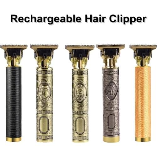 USB Rechargeable Hair Clipper Baldheaded Electric Hair Trimmer For Men Cordless Shaver Trimmer 0mm Barber Hair Cutting Machine
