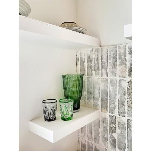 14.5x24.5cm Middle ancient jade vase Emerald green vase