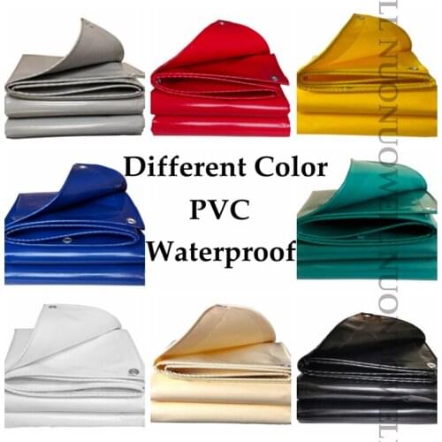 Thickness 0.5mm 600GSM PVC Tarpaulin Rainproof Cloth Garden Courtyard Succulent Plants Thick CoveTruck Waterproof Sunshade Cloth
