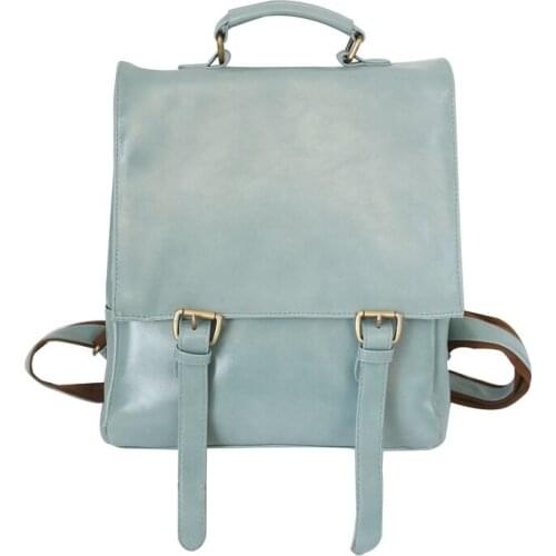 Female Schoolbag for Teenage Girls Vintage Bagpack Fashion Women Backpack High Quality Pu Leather Ladies Small Backpack