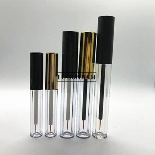 100pcs 2ml 4ml 5ml Empty Liquid Eye Liner Tube Eye Lash Vial Eyelash Bottle Eyeliner Container Make Up Tube F2405