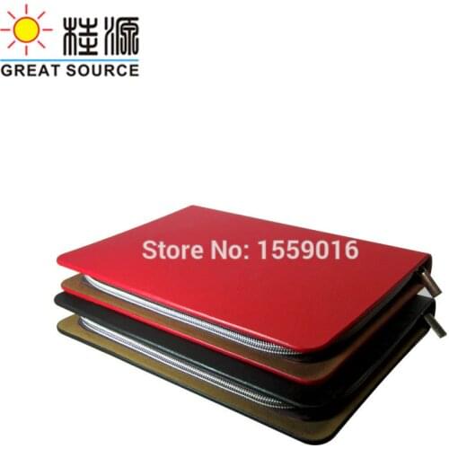 A5 Zipper Bag Padfolio Folder A5 Office Supplies Organizer Colledge Notebook A5 Folder Cover