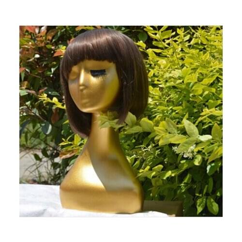 Free shipping!! Fashion Style Female Golden Head Mannequin Head Manikin For Sale