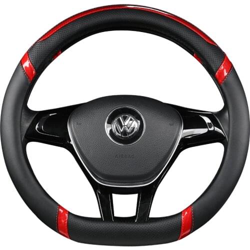 D Shape Steering Wheel Cover PU Leather for Nissan Rogue /Rogue Sport 2016 2017 2018 2019 2020 X-Trail 2017-2020 Car Styling