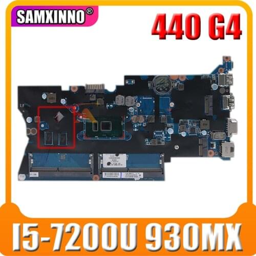 For HP Probook 440 G4 laptop motherboard 930MX GPU I5-7200U DDR4 913100-001 913100-601 913100-501 DA0X81MB6E0