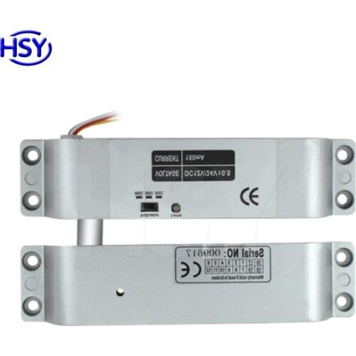 HSY DC12V Time delay Surface Mount Locks Fail safe Electric Drop Bolt Door Lock for Access Control System
