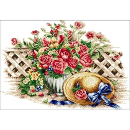 Sumptuous afternoon tea patterns Counted Cross Stitch 11CT 14CT 18CT DIY Chinese Cross Stitch Kits Embroidery Needlework Sets