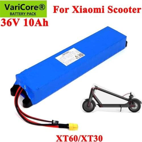 VariCore 36V 10.0Ah 18650 lithium battery pack For Xiaomi M365 42V 10000mAh Foldable Smart Electric Scooter Mi Light Skateboard