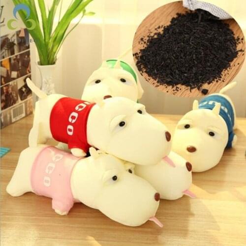 Mini Long Mouth Dog Home Car Deodorant Bamboo Charcoal Bag Purify Auto Air Freshener Lessen Radiation Indoor Decoration Toys