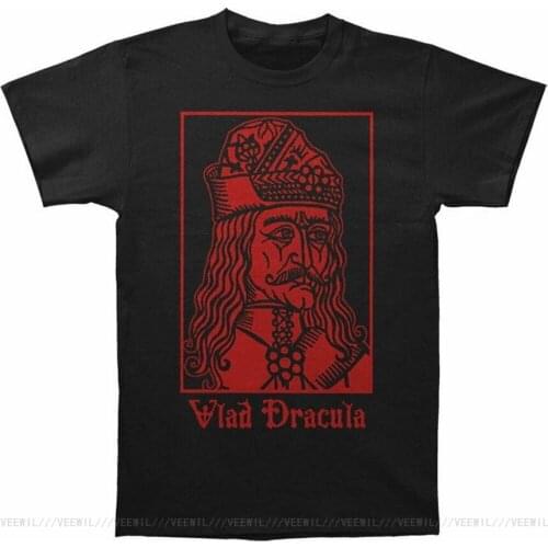 Vlad The Impaler Mens Vlad Dracula Slim Fit T-Shirt Black Fast Shipping Tee Tshirt