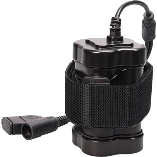 8.4V 18650 Battery Pack 6800mAh 4x18650 Rechargeable Li-ion Battery Waterproof for Bicycle Bike Headlamp Light USB DC charger