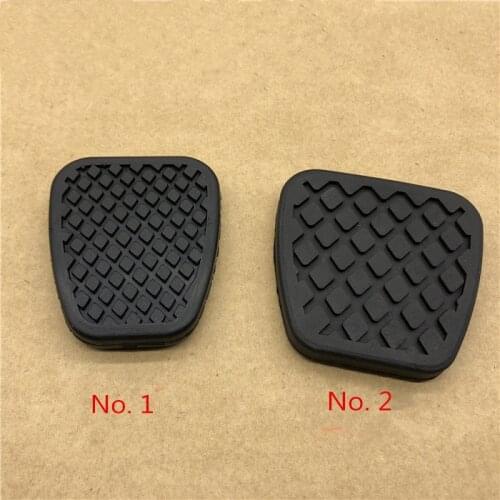 Fit for 2pcs Brake Clutch Pedal Pad Rubber Cover Set For Honda Civic Accord CR-V Acura fit Car-Styling Brake Clutch Pedal Pad
