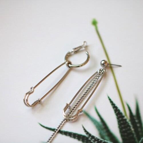 Simple Metal Style Earrings For Women Gold/Steel color Long Chain Tassel Metal Ball pin Pendant Fashion Ear Jewelry Best Gifts