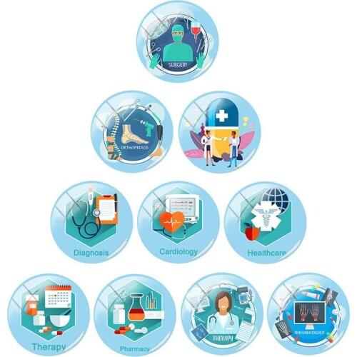 TAFREE Angel in white full of love 12/15/16/18/20/25/30 mm Nurse Medical Supplies Glass Cabochons Dome Flat Back Jewelry MD152