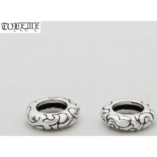 100% 925 silver Lucky Symbol spacers Sterling Silver Jewelry Spacers DIY Jewelry Findings Jewelry Accessories