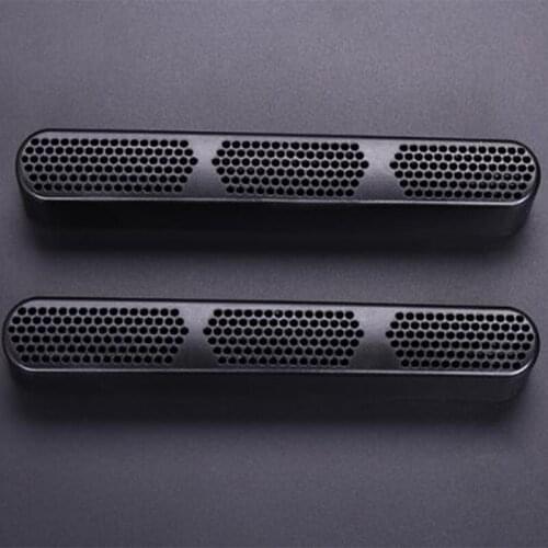 2pcs/Set Air Outlet Cover Grille For Toyota Highlander Kluger 2015 Under Seat Conditioning Air Vent Outlet Protective Cover