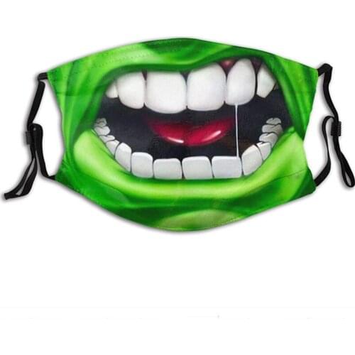 Anime Funny Mouth Face Mask Christmas halloween Party cosplay Accessories props Reusable Washable Cotton dust proof Mouth Cover