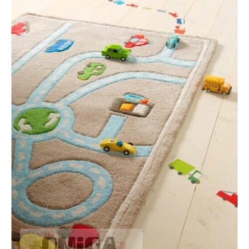 Car Cartoon Originality Personality Boy Fang Ertong Ornament Home Furnishing Carpet Mat Covered Tapete Carpets Doormat