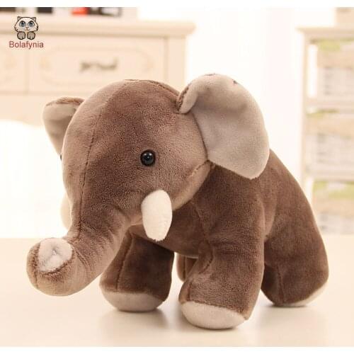 BOLAFYNIA Children Plush Stuffed Toy Creative cute animal elephant doll Baby Kids Toy for Christmas Birthday gift