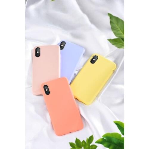 Candy Color For Honor 9X 9i 9A 9 Lite Soft Matte Plain TPU Silicone Cover Phone Case Huawei Honor 7A 7C 7S 8S 8A 8C Pro Funda