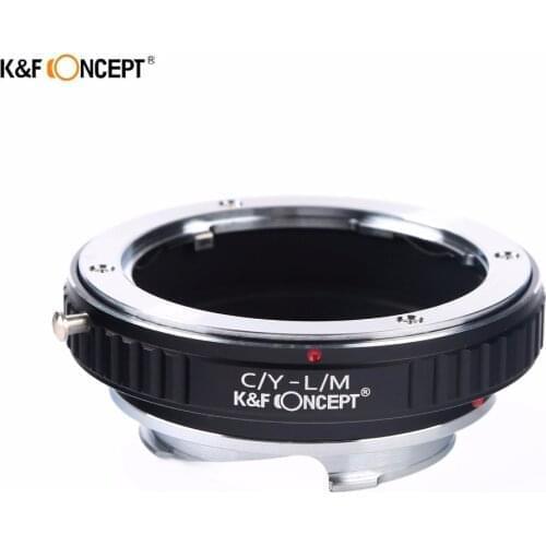 K&F CONCEPT C/Y-L/M Camera Lens Mount Adapter Ring for Contax Y Mount Camera Lens to for Leica M Lens Camera Body
