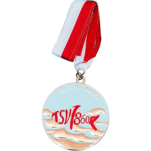 Wholesale and retail 3D swimming competition round medal